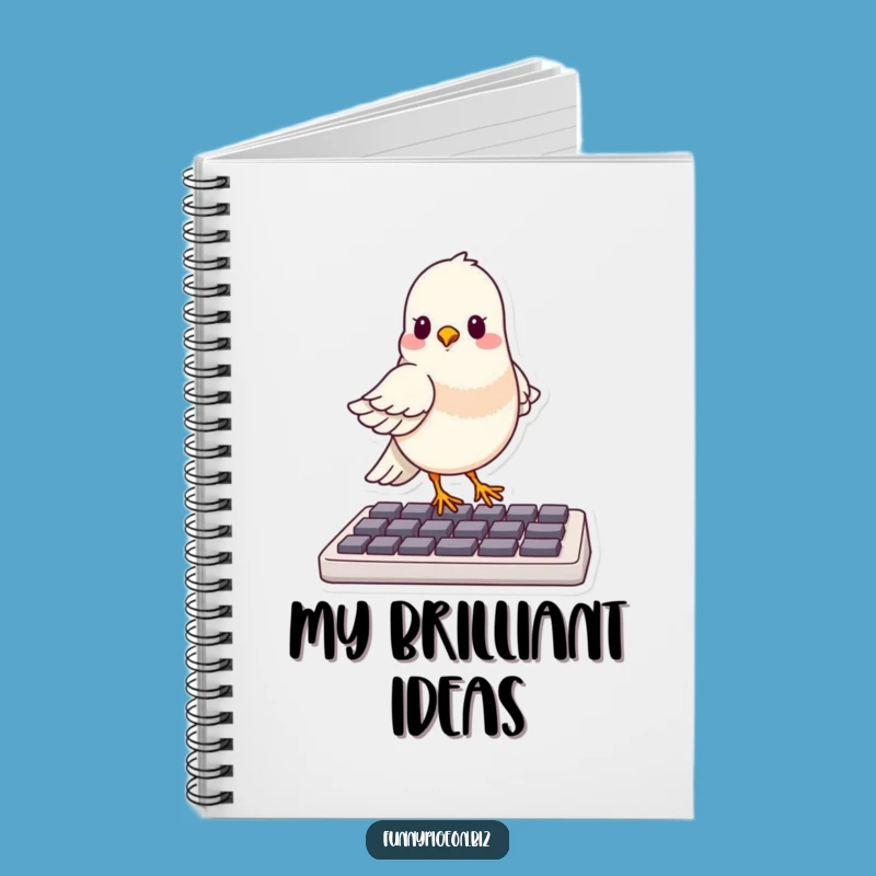 Funny Pigeon Notebook: Jot Down Ideas with This Hilarious Bird Gift!